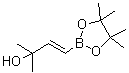 (E)-(3-Hydroxy-3-methylbuten-1-yl)boronic acid pinacol ester molecular structure (CAS 581802-26-8)