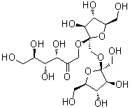 Inulotriose molecular structure (CAS 58208-59-6)
