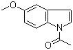 结构式 CAS# 58246-80-3, 1-乙酰基-5-甲氧基吲哚