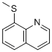 结构式 CAS# 5825-25-2, 8-(甲硫基)喹啉