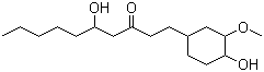 5-羟基-1-(4-羟基-3-甲氧基-环己基)癸-3-酮分子结构 (CAS 58253-27-3)
