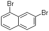1,7-二溴萘分子结构 (CAS 58258-65-4)