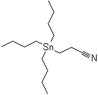 3-(三丁基锡烷基)丙腈分子结构 (CAS 5827-70-3)