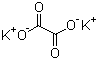 Potassium oxalate molecular structure (CAS 583-52-8)