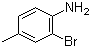 结构式 CAS# 583-68-6, 2-溴-4-甲基苯胺