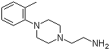 4-(2-Methylphenyl)-1-piperazineethanamine molecular structure (CAS 58334-09-1)
