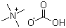 四甲基碳酸氢铵分子结构 (CAS 58345-96-3)