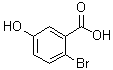 2-Bromo-5-hydroxybenzoic acid molecular structure (CAS 58380-11-3)