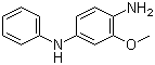 4-氨基-3-甲氧基二苯胺分子结构 (CAS 5840-10-8)
