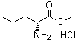 结构式 CAS# 5845-53-4, D-亮氨酸甲酯盐酸盐