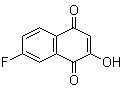 7-氟-2-羟基-1,4-萘二酮分子结构 (CAS 58472-36-9)