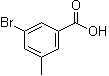 结构式 CAS# 58530-13-5, 3-溴-5-甲基苯甲酸