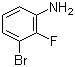 structure of CAS# 58534-95-5, 3-Bromo-2-fluoroaniline;3-Bromo-2-fluorophenylamine