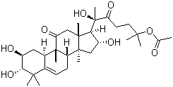 structure of CAS# 58546-34-2, Hemslecin A;Cucurbitacin IIa; 23,24-Dihydrocucurbitacin F-25-O-acetate; 25-Acetoxy-23,24-dihydrocucurbitacin F; 25-O-Acetyl-23,24-dihydrocucurbitacin F; Dihydrocucurbitacin F 25-O-acetate; Dihydrocucurbitacin Q1