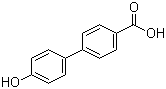 4'-Hydroxy-4-biphenylcarboxylic acid molecular structure (CAS 58574-03-1)