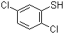 structure of CAS# 5858-18-4, 2,5-Dichlorothiophenol;2,5-Dichlorobenzenethiol