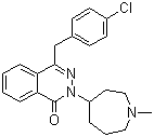 Azelastine molecular structure (CAS 58581-89-8)
