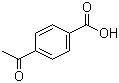 4-乙酰基苯甲酸分子结构 (CAS 586-89-0)