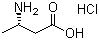 structure of CAS# 58610-41-6, L-beta-Homoalanine hydrochloride;(S)-beta-Homoalanine hydrochloride; (S)-3-Aminobutyric acid hydrochloride