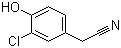 3-Chloro-4-hydroxybenzeneacetonitrile molecular structure (CAS 58622-59-6)