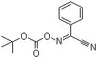 2-(叔丁氧羰基氧亚氨基)-2-苯乙腈分子结构 (CAS 58632-95-4)