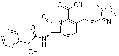 Cefamandole lithium molecular structure (CAS 58648-57-0)