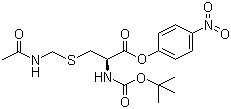 Boc-S-[(Acetylamino)methyl]-L-cysteine 4-nitrophenyl ester molecular structure (CAS 58651-76-6)