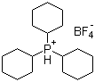 三环己基膦四氟硼酸盐分子结构 (CAS 58656-04-5)