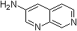 structure of CAS# 58680-42-5, 1,7-Naphthyridin-3-amine