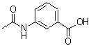 3-Acetamidobenzoic acid molecular structure (CAS 587-48-4)