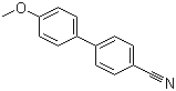 structure of CAS# 58743-77-4, 4'-Methoxybiphenyl-4-carbonitrile;4-Methoxy-[1,1'-biphenyl]-4'-carbonitrile