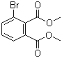 structure of CAS# 58749-33-0, Dimethyl 3-bromophthalate;3-Bromo-1,2-benzenedicarboxylic acid 1,2-dimethyl ester
