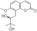 橙皮内酯水合物分子结构 (CAS 5875-49-0)