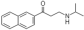 3-[(1-Methylethyl)amino]-1-(2-naphthalenyl)-1-propanone molecular structure (CAS 58753-54-1)