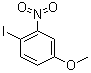 结构式 CAS# 58755-70-7, 4-碘-3-硝基苯甲醚