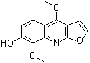 单叶芸香品碱分子结构 (CAS 5876-17-5)