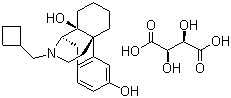 酒石酸布托诺啡分子结构 (CAS 58786-99-5)