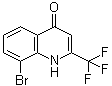 8-溴-2-(三氟甲基)-4(1H)-喹啉酮分子结构 (CAS 587885-87-8)