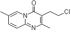 3-(2-Chloroethyl)-2,7-dimethyl-4H-pyrido[1,2-a]pyrimidin-4-one molecular structure (CAS 58837-31-3)