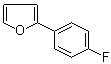 2-(4-氟苯基)呋喃分子结构 (CAS 58861-45-3)