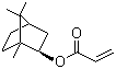 Isobornyl acrylate molecular structure (CAS 5888-33-5)