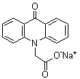 Sodium 9-oxo-10-acridineacetate molecular structure (CAS 58880-43-6)