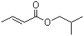 structure of CAS# 589-66-2, Isobutyl 2-butenoate;Isobutyl trans-2-butenoate