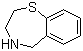 结构式 CAS# 58980-39-5, 2,3,4,5-四氢-1,4-苯并硫氮杂卓