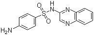 结构式 CAS# 59-40-5, 磺胺喹喔啉; N-2-喹喔啉基-4-氨基苯磺酰胺
