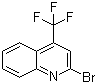 2-Bromo-4-(trifluoromethyl)quinoline molecular structure (CAS 590372-17-1)