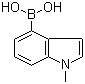 1-Methyl-1H-indole-4-boronic acid molecular structure (CAS 590417-56-4)