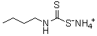 Ammonium butyldithiocarbamate molecular structure (CAS 59086-73-6)