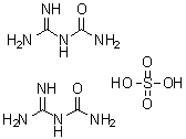 结构式 CAS# 591-01-5, 脒基脲硫酸盐