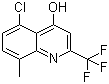 5-Chloro-8-methyl-2-(trifluoromethyl)quinolin-4-ol molecular structure (CAS 59108-09-7)